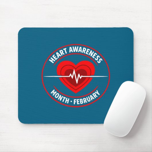 Heart Disease Awareness  Muismat (Met muis)
