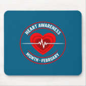 Heart Disease Awareness  Muismat (Voorkant)