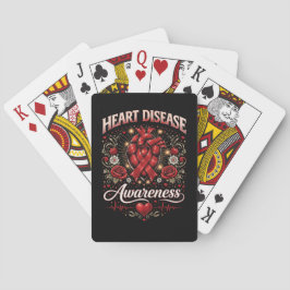 Heart Disease Awareness Pokerkaarten