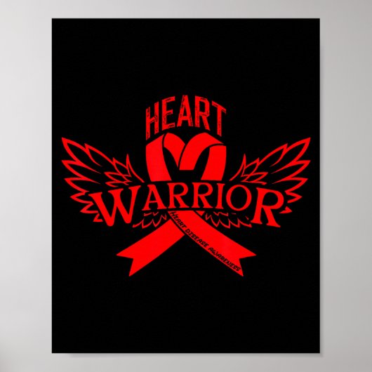Heart Disease Awareness  Poster (Voorkant)