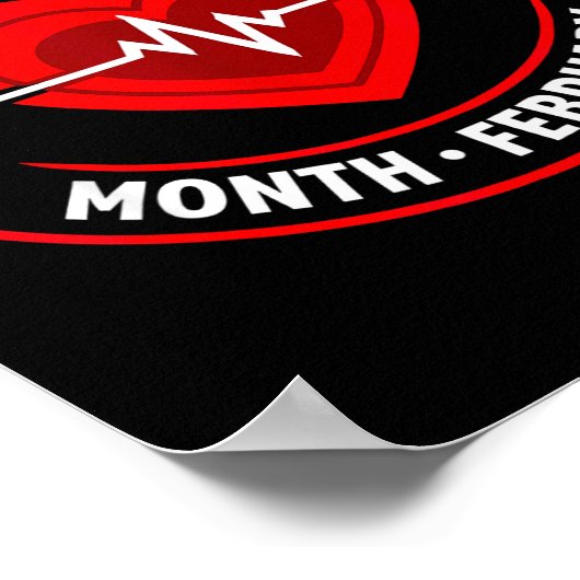 Heart Disease Awareness  Poster (Hoek)