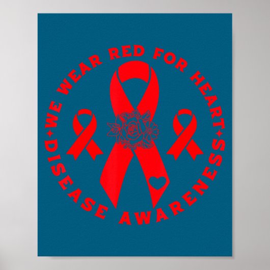 Heart Disease Awareness  Poster (Voorkant)
