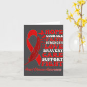 Heart Disease Awareness Red Butterflies Ribbon Sup Kaart (Gele Bloem)