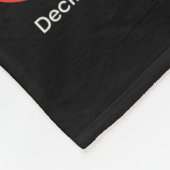 Heart Disease Awareness Red Ribbon Heart Attack Su Fleece Deken (Hoek)