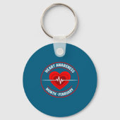 Heart Disease Awareness  Sleutelhanger (Voorkant)