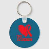 Heart Disease Awareness  Sleutelhanger (Voorkant)