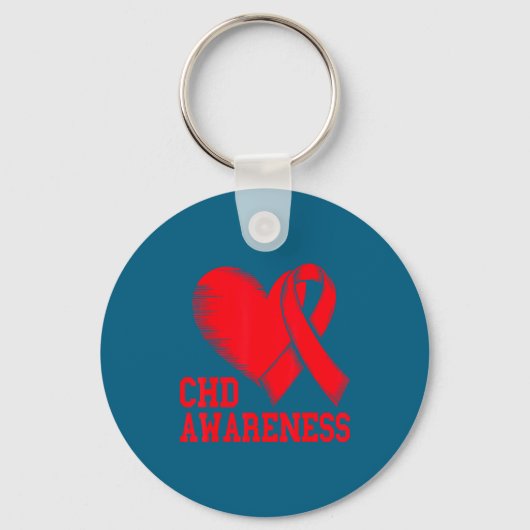 Heart Disease Awareness Sleutelhanger (Voorkant)
