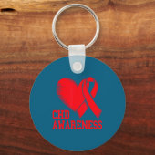 Heart Disease Awareness Sleutelhanger (Voorkant)