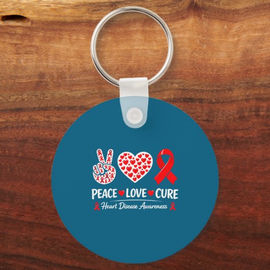 Heart Disease Awareness  Sleutelhanger (Voorkant)