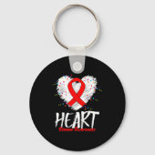 Heart Disease Awareness  Sleutelhanger (Voorkant)