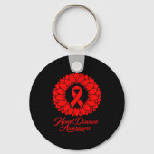 Heart Disease Awareness  Sleutelhanger (Voorkant)