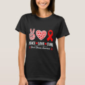Heart Disease Awareness  T-shirt (Voorkant)