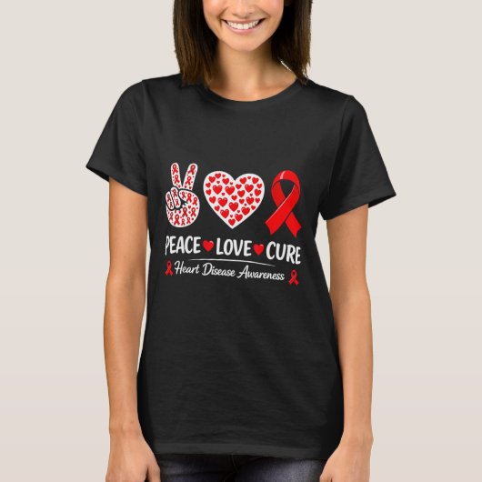 Heart Disease Awareness T-shirt (Voorkant)