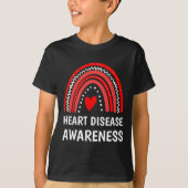 Heart Disease Awareness  T-shirt (Voorkant)
