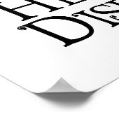 Heart Disease Butterfly Poster (Hoek)