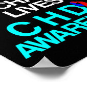Heart Disease Defect Survivor CHD Warrior 4 Poster (Hoek)
