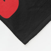 Heart Disease Warrior Health Ribbon Faith  Fleece Deken (Hoek)