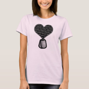 Heart Dog Label Foto - DIY Custom T-shirt