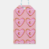 Heart Donut Dank je zuster Cadeaulabel (Achterkant)