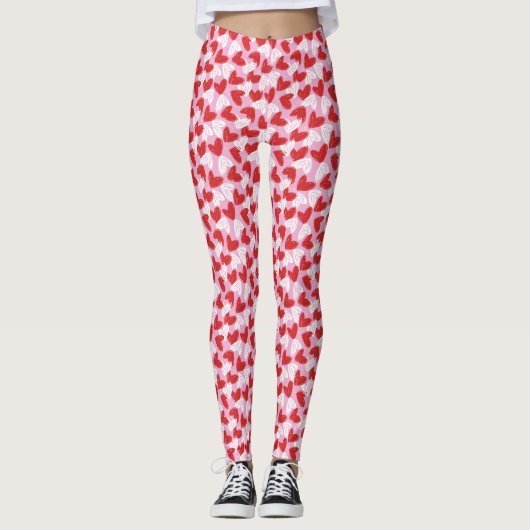 Heart Doodles leggings (Voorkant)