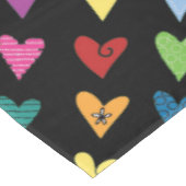 Heart Doodles Tafelkleed (Gekanteld)