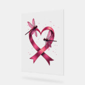 Heart Dragonflies Mannen Vrouwen Kind Acryl Bord (Hoek)