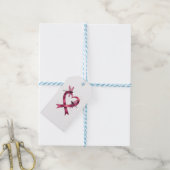 Heart Dragonflies Mannen Vrouwen Kind Cadeaulabel (Met Touw)