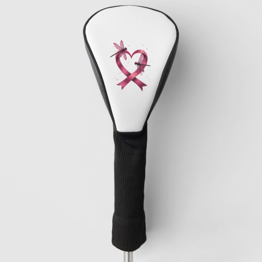 Heart Dragonflies Mannen Vrouwen Kind Golfheadcover (Voorkant)