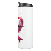 Heart Dragonflies Mannen Vrouwen Kind Thermosbeker (Geroteerd rechts)