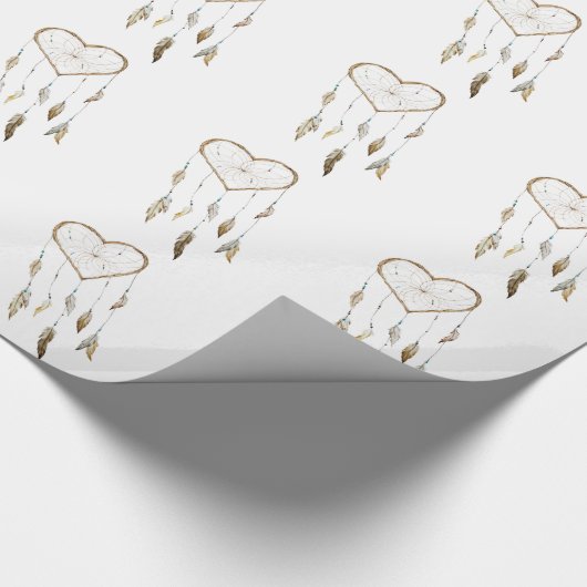 Heart Dream Catcher Cadeaupapier (Hoek)