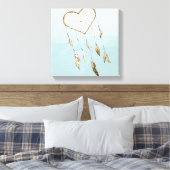 Heart Dream Catcher Canvas Afdruk (Insitu (Slaapkamer))