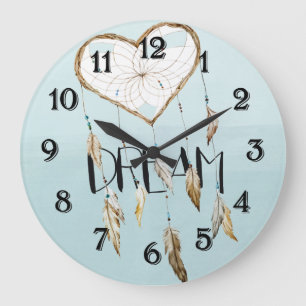 Heart Dream Catcher Grote Klok