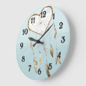 Heart Dream Catcher Grote Klok (Hoek)
