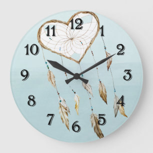 Heart Dream Catcher Grote Klok