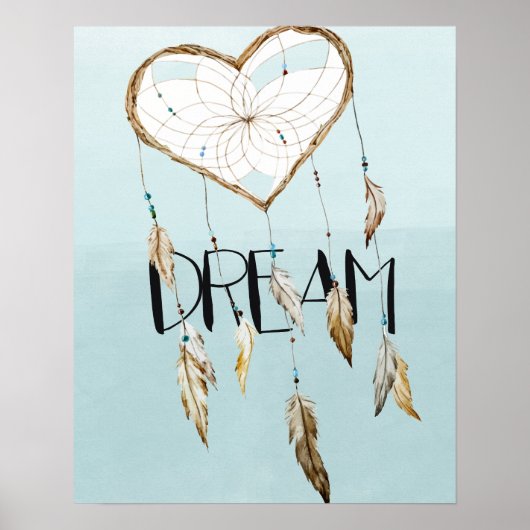 Heart Dream Catcher Poster (Voorkant)