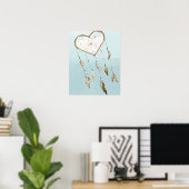 Heart Dream Catcher Poster (Thuiskantoor)