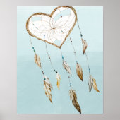 Heart Dream Catcher Poster (Voorkant)