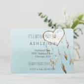 Heart Dream Catcher verjaardag Kaart (Staand voorkant)