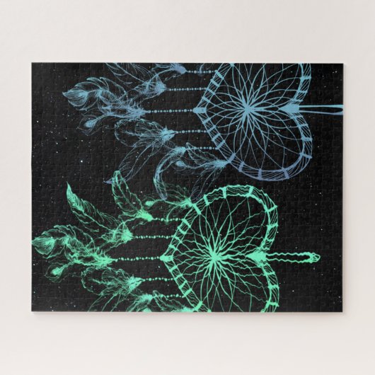 Heart Dream-Catchers Legpuzzel (Horizontaal)