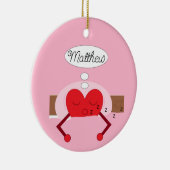 Heart Dreams Kleuren van Roze: Keramisch Ornament (Rechts)