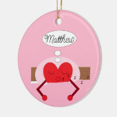 Heart Dreams Kleuren van Roze: Keramisch Ornament (Links)