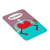 Heart Dreams Paars en Green Magneet (Rechterzijde)