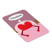 Heart Dreams Pink and Purple Magneet (Rechterzijde)