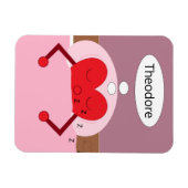 Heart Dreams Pink and Purple Magneet (Horizontaal)