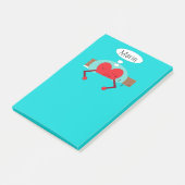 Heart Dreams Shades of Green Post-it® Notes (Schuin)