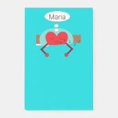 Heart Dreams Shades of Green Post-it® Notes (Voorkant)