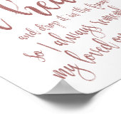 Heart Drop Guest Book Roos Gold Glitter 8x10 Sign Poster (Hoek)