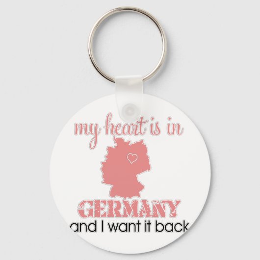 Heart Duitsland Sleutelhanger (Voorkant)