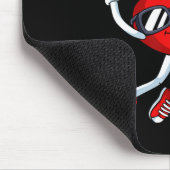 Heart Dunk Basketball Player Valentijnsdag Love S Muismat (Hoek)