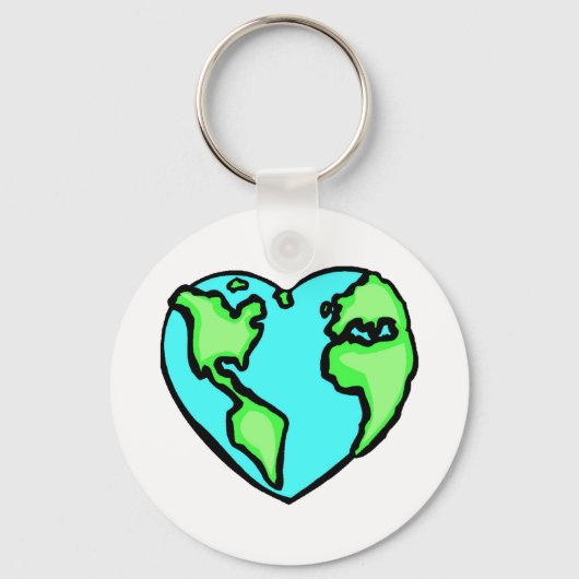 Heart Earth Sleutelhanger (Voorkant)